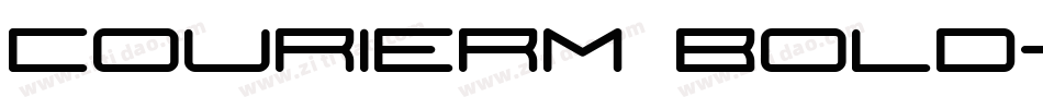 CourierM Bold字体转换